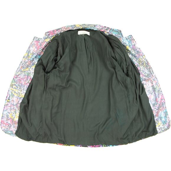 Sandy Starkman Sequins Glam Party Jacket Blazer Medium M - Picture 6 of 7